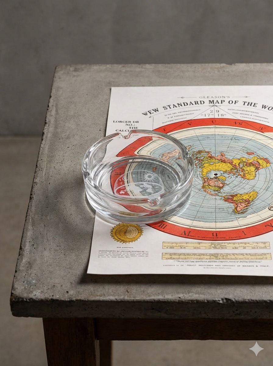 Gleason's Map + Ashtray